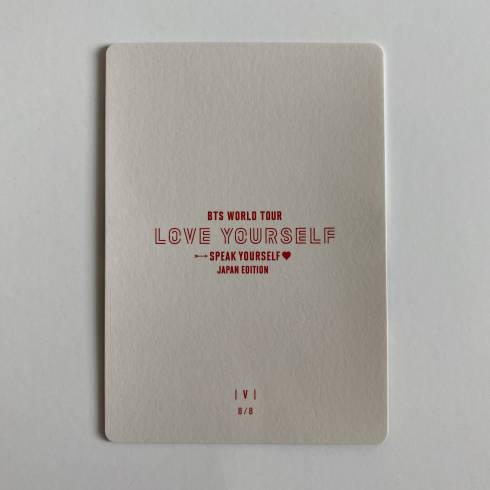 BTS 'LOVE YOURSELF - SPEAK YOURSELF' WORLD TOUR JAPAN EDITION MINI